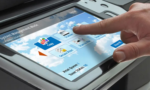 Touch screen add on for displays